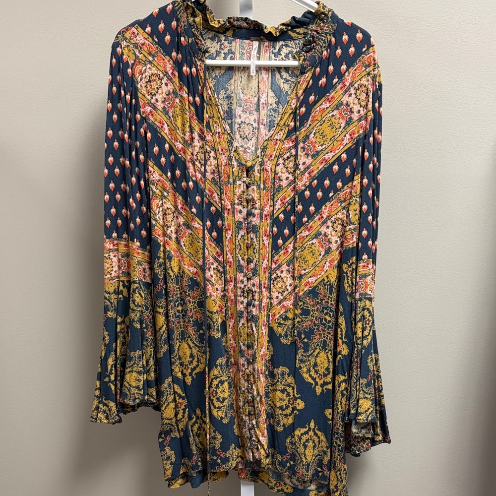 Free People Multicolor Boho Tunic